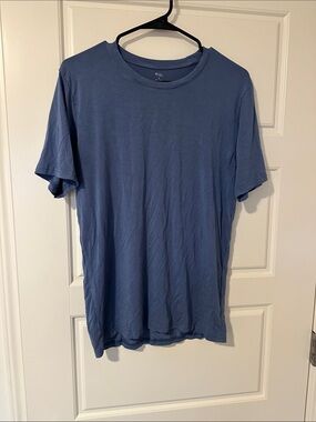 Kyte BABY Men's Short Sleeve Crew Tee in Slate Blue